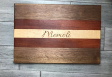 Load image into Gallery viewer, Engraved Striped Cutting Board