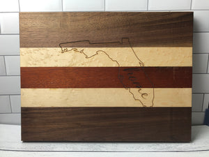Florida Stripe Cutting Board