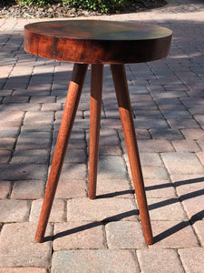 "Cookie" Wood Side Table