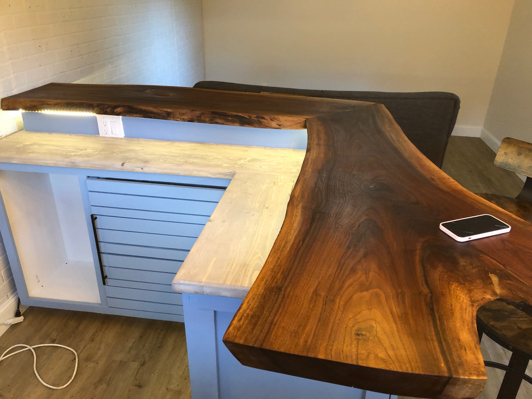 Live-Edge Bar Top