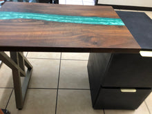 Load image into Gallery viewer, Epoxy Resin River Table Desk

